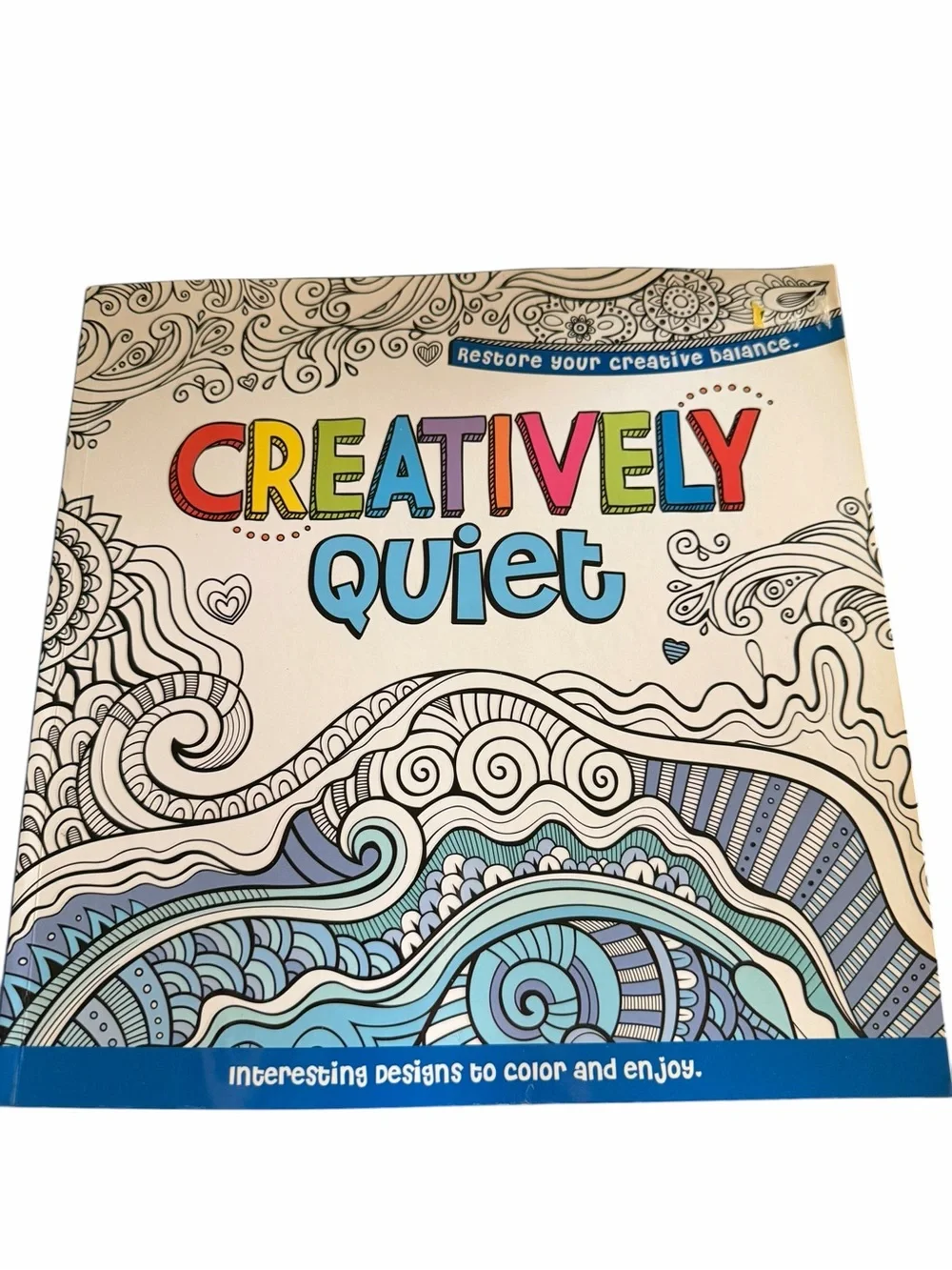 Coloring Book - Blue Accent